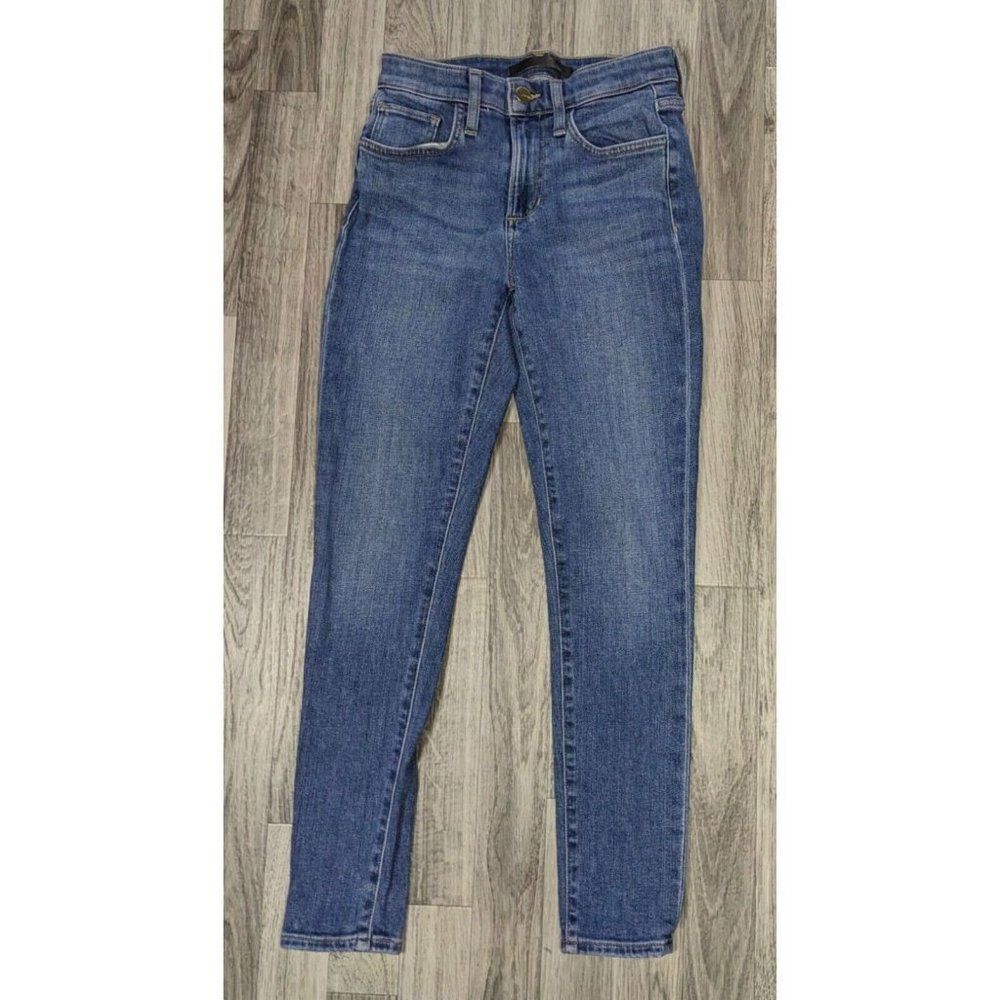 Joe's Womens‎ Size 24 Flawless The Icon Mid Rise Skinny Cropped Whiskered Jeans